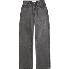 Abercrombie & Fitch High Rise Loose Jean Dark Gray