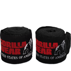 Svarte Kampsportbeskyttelser Gorilla Wear Boxing Hand Wraps 2.5m