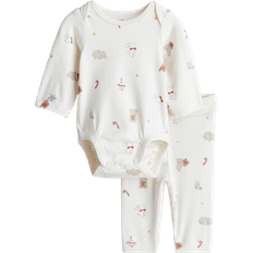 H&M Cotton Jersey Set - White