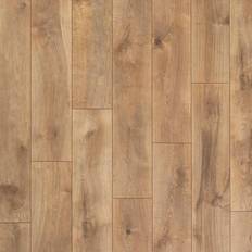 Withstand Floor Heating Laminate Flooring Mohawk 8" x 47" x 8mm Laminate Flooring in Brown/Gray, Size 0.315 H in Wayfair LFE02-03" Brown/Gray