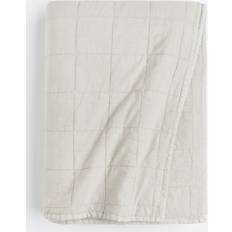 H&M Quiltet - - 180x250 Sengeteppe Beige (250x180cm)