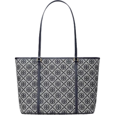 Tory Burch T Monogram Small Zip Tote - Navy