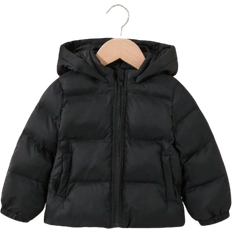 Shein Baby Boy Zip Up Hooded Puffer Coat Without Jumper