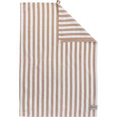 Ernst Bredstribet 47x70 cm Karamel-hvid Viskestykke Beige, Hvid (70x47cm)