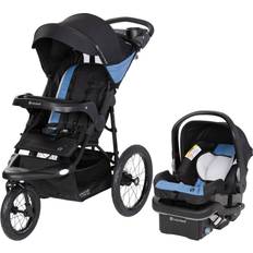 Strollers Baby Trend Expedition Zero Flat Jogger Travel System with LED Lights