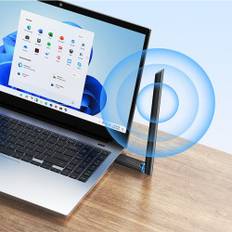 Hpa Ekstern USB WiFi 2.4GHz 5GHz 650Mb/s Netværkskort Med 6dBi Antenne