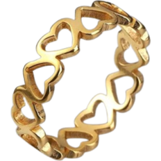 Shein 1pc Men Heart Design Ring, Stainless Steel Jewelry