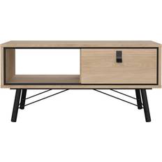 Tvilum Ry Lys Eg/Sort Sofabord 48x102cm
