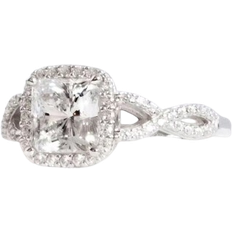 Shein PC Glamorous Cubic Zirconia Ring For Women For Wedding Engagement Party Jewelry Valentine's Day Gift