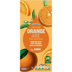 Vitamins C Juice & Fruit Drinks Asda Smooth Orange Juice 1 Litre 100cl