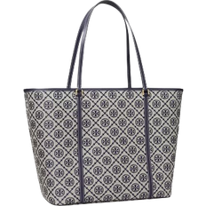 Tory Burch T Monogram Zip Tote - Navy