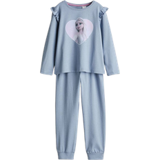 H&M Mädchen Jerseypyjama Blau 122/128 6-8Y