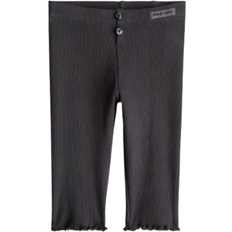 H&M Gerippte Baumwollleggings - Grau