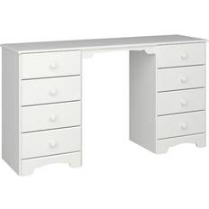 Ebuy24 Nilon Konsolentisch Inkl Schemel 8 Schubladen Weiß Ablagetisch 40x139cm