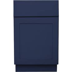 Kitchen Base Cabinets Reliabilt Creston 24-in W x 34.5-in H x 24-in D Navy Blue 1-Drawer Base LS-SN-B24R