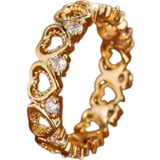 Shein Cubic Zirconia & Heart Decor Ring