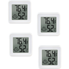 Mini hygrometer Evermart Mini Digitalt Termometer Hygrometer med App 4 stk