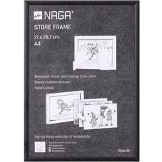 Store Frame Black Mat Alu 21x29,7 cm A4