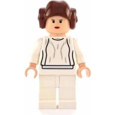 LEGO Star Wars Princess Leia Light Nougat Small Eyes Smooth Hair Minifigure 10198