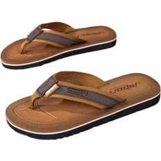 Boys - Brown Flip Flops Shein Boys Summer Comfortable Stylish Lightweight Beach Sandals