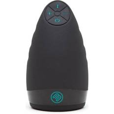 LoveHoney Blowmotion Warming Vibrating Male Masturbator Black