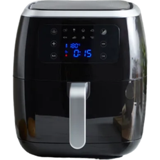 Dunelm Digital 6.8L Black Air Fryer Black