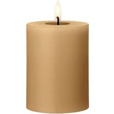 Beige LED-ljus Ester & Erik Blockljus LED Ø7,5x10 cm 27 Almond Butter LED-ljus 10cm