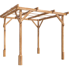 Pergola pergola Dunster House Wooden Pergola Utopia 2m 2m Garden Structure 2x2 m