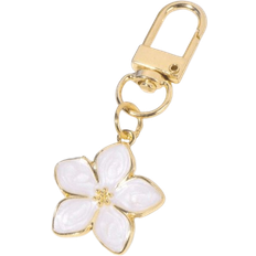 Shein Flower Charm Keychain Holiday Style Cute Colorful Floral Key Ring Holder Bag
