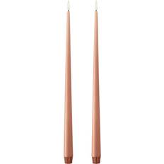 Ester & Erik Taper LED 40 cm 2-pack Rosy Caramel Candle 40cm 2pcs