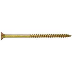 Wickes Single Thread Zinc & Yellow Screw 5 X 70mm Pack Of 100pcs
