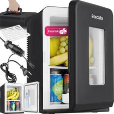 tectake Tragbarer Mini-Kühlschrank 2 in 1 27 x 31 x 41 cm