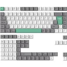 Keychron PBT Set ISO Nordic - Gray White Mint