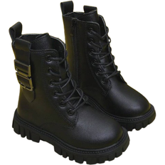 Shein Girls Boots New Winter Design Flat Round Toe Boots MidCalf For KidsChildren Princess Style