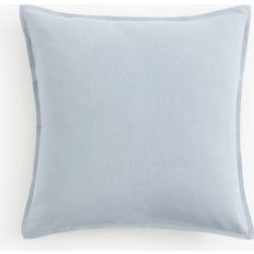 H&M Kuddfodral i Linmix 50x50 Dimblå Kuddöverdrag Blå (50x50cm)