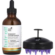 Organic Rosemary Castor Hair Oil & Scalp Strengthening Hair Growth Oil 4.0oz Coconut Oil