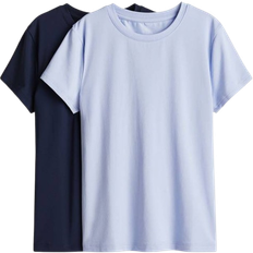 110/116 Tops H&M DryMove Sportshirt - Blau