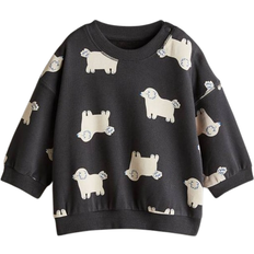 H&M Baby Sweatshirt Med Trykk - Grå