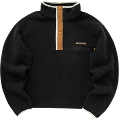 Columbia Helvetia II Cropped Fleece Halv Knapstolpe - Black
