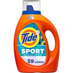 Tide Plus Febreze Sport Odor Defense HE Turbo Clean Liquid Laundry Detergent, 84 0.66gal