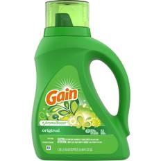 Gain + Aroma Boost Original Scent Liquid Laundry Detergent 46oz 0.37gal