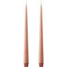 Kronljus 30 Ester & Erik Kronljus LED 30 cm 2-pack 20 Rosy Caramel LED-ljus 30cm 2st