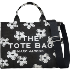 Marc Jacobs The Daisy Canvas Medium Tote Bag - Black/White