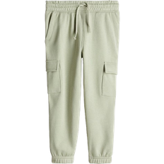 H&M Verde Joggers Cargo Con Interior Cepillado - Verde
