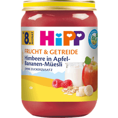 Hipp Bio Frucht & Getreide, Himbeere in Apfel-Bananen Müesli, ohne 190g