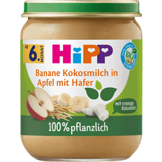 Hipp Bio Frucht Getreide Banane Kokosmilch Apfel 160g, 6er Pack 160g 1Pack