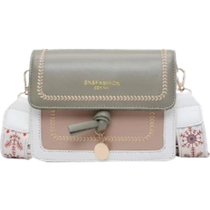 Shein Mini Square Bag Colourblock Flap