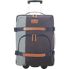 Duffelväska hjul Samsonite Rewind Natural Duffelväska 55cm 2 hjul Rock Mörkoliv