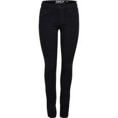 Viscose Jeans Only Rain Cry Skinny Jeans - Black