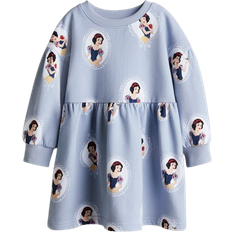 H&M Printed Sweatshirt Dress - Blue